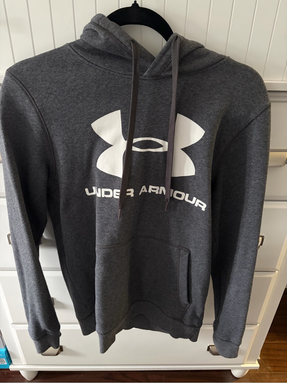 Under Armour Women’s Gray Logo Hoodie Sweatshirt Small